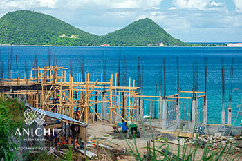 Ход строительства Anichi Resort & Spa от 21 октября 2019: здание 3 с видом на Карибское море