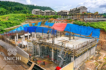 Ход строительства Anichi Resort & Spa от 21 октября 2019: здание D