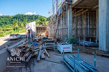 Ход строительства Anichi Resort & Spa от 28 ноября 2019: Первый этаж здания D