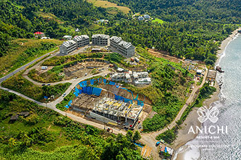 Ход строительства Anichi Resort & Spa от 24 января 2020: вид с воздуха
