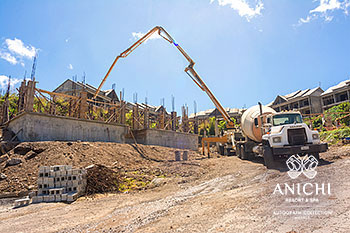 Ход строительства Anichi Resort & Spa от 14 февраля 2020: строительные работы для здания 1