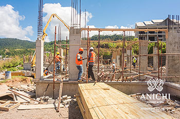 Ход строительства Anichi Resort & Spa от 14 февраля 2020: здание 2