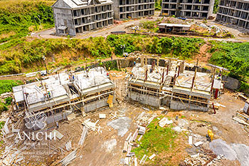 Ход строительства Anichi Resort & Spa от 23 марта 2020: здания 1 и 2