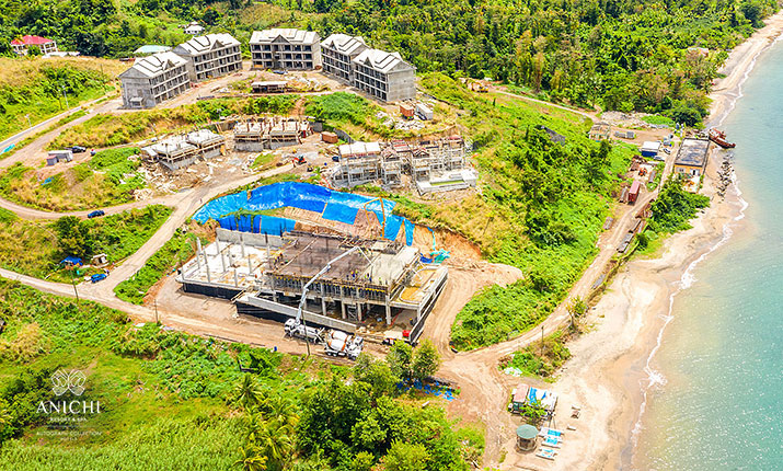 Ход строительства Anichi Resort & Spa от 23 марта 2020