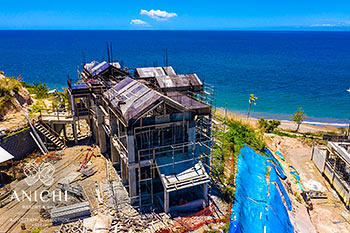 Ход строительства Anichi Resort & Spa от 22 апреля 2020: здание 3 и вид на море
