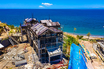 Ход строительства Anichi Resort & Spa от 22 апреля 2020: здание 3 и вид на море
