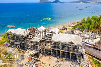 Ход строительства Anichi Resort & Spa от 22 мая 2020: здание 3 и вид на море