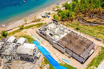 Ход строительства Anichi Resort & Spa от 22 мая 2020: здание D на берегу Карибского моря