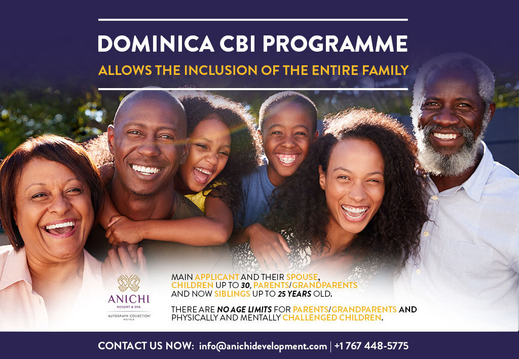 Dominica Becomes Most Family Friendly CBI Programme in the World