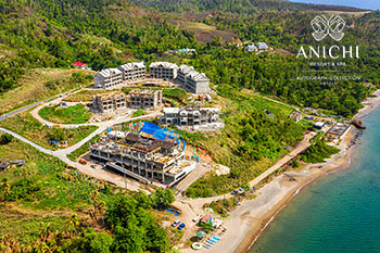 July 03, 2020 Construction Update: Aerial View of Anichi Resort & Spa