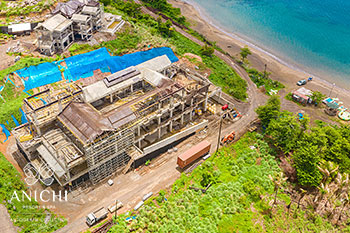 Ход строительства Anichi Resort & Spa от 24 июля 2020: вид с воздуха на здание D