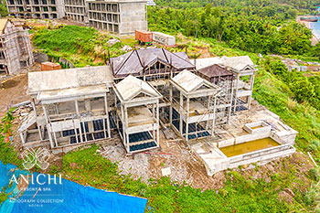 Ход строительства Anichi Resort & Spa от 24 июля 2020: вид с воздуха на здание 3
