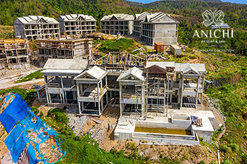 Ход строительства Anichi Resort & Spa от 3 июля 2020: вид с воздуха на здание 3