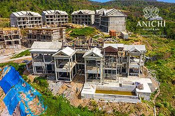 Ход строительства Anichi Resort & Spa от 3 июля 2020: вид с воздуха на здание 3