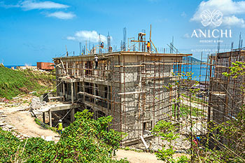 Ход строительства Anichi Resort & Spa от 3 июля 2020: здание 2