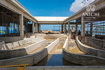 Ход строительства Anichi Resort & Spa от 23 сентября 2020: третий этаж здания D с видом на Карибское море