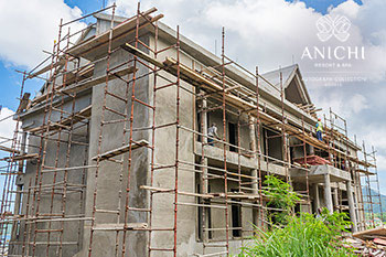 Ход строительства Anichi Resort & Spa от 24 августа 2020: здание 2