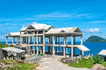 October 20, 2020 Construction Update: Building 3 with view to the Caribbean Sea