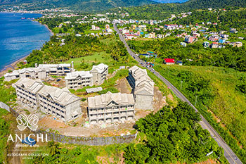 Ход строительства Anichi Resort & Spa от 26 ноября 2020: курорт на Доминике с видом на Карибское море