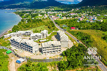 Ход строительства Anichi Resort & Spa на декабрь 2020 года: вид с воздуха