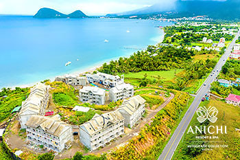 Ход строительства Anichi Resort & Spa за январь 2021: вид с воздуха на курорт