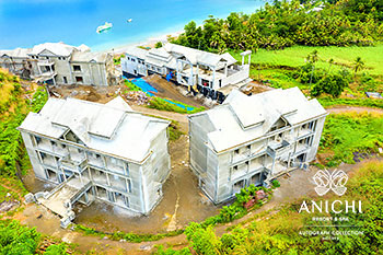 Ход строительства Anichi Resort & Spa за январь 2021: здания 1 и 2
