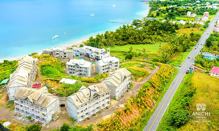 Ход строительства Anichi Resort & Spa за январь 2021