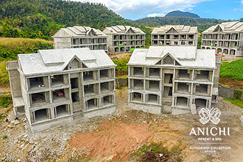 February 2021 Construction Update of Anichi Resort & Spa: Buildings 1 and 2