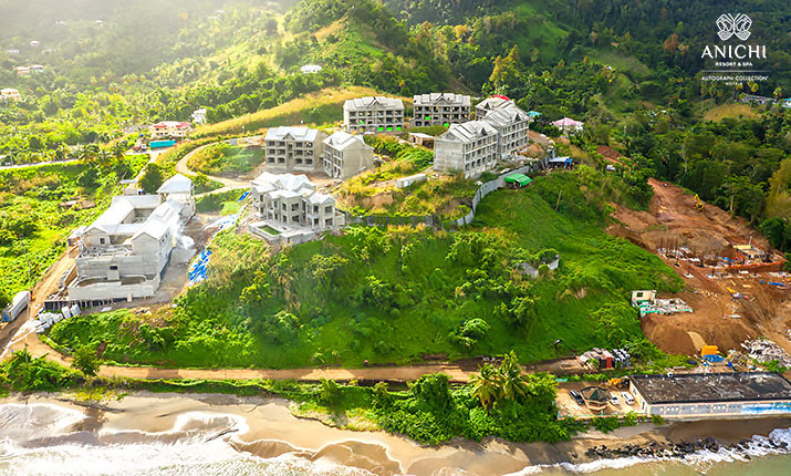 Ход строительства Anichi Resort & Spa за февраль 2021