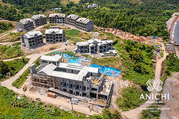 April 2021 Construction Update of Anichi Resort & Spa: Aerial View