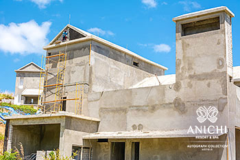 May 2021 Construction Update of Anichi Resort & Spa: East View of Building D