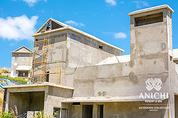 Ход строительства Anichi Resort & Spa за май 2021: восточный вид здания D