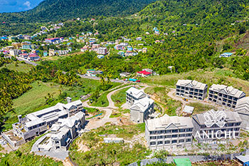 Ход строительства Anichi Resort & Spa за июнь 2021: вид на восток со строительной площадки