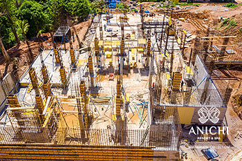 Ход строительства Anichi Resort & Spa за июнь 2021: Блок A