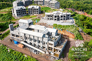 July 2021 Construction Update of Anichi Resort & Spa: Building D