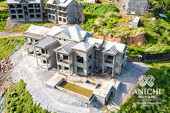 July 2021 Construction Update of Anichi Resort & Spa: Building 3