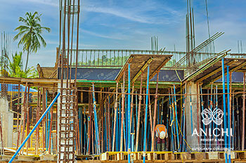 July 2021 Construction Update of Anichi Resort & Spa: Block A