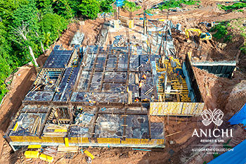 July 2021 Construction Update of Anichi Resort & Spa: Block A