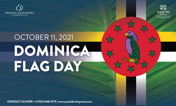 Dominica Flag - Proudest National Symbol of the Commonwealth of Dominica