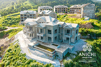 Ход строительства Anichi Resort & Spa за октябрь 2021: здание 3