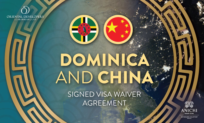 The visa-free agreement between Dominica and the People's Republic of China