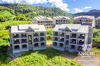 Ход строительства Anichi Resort & Spa за ноябрь 2021: здания 1 и 2