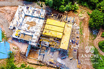Ход строительства Anichi Resort & Spa за ноябрь 2021: блок A