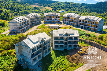 December 2021 Construction Update of Anichi Resort & Spa: Buildings 1 and 2