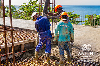 December 2021 Construction Update of Anichi Resort & Spa: Workers
