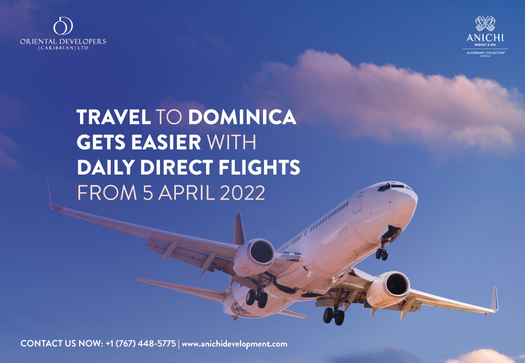 Travel to Dominica: America Airlines announced an increase in the number of flights