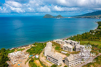 January 2022 Construction Update of Anichi Resort & Spa: North View of the Construction Site