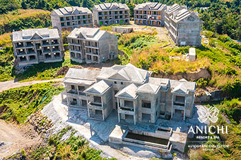 Ход строительства Anichi Resort & Spa за январь 2022: здание 3