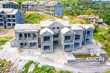 Ход строительства Anichi Resort & Spa за февраль 2022: здание 3