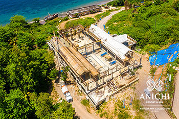 April 2022 Construction Update of Anichi Resort & Spa: Block A with Sea View